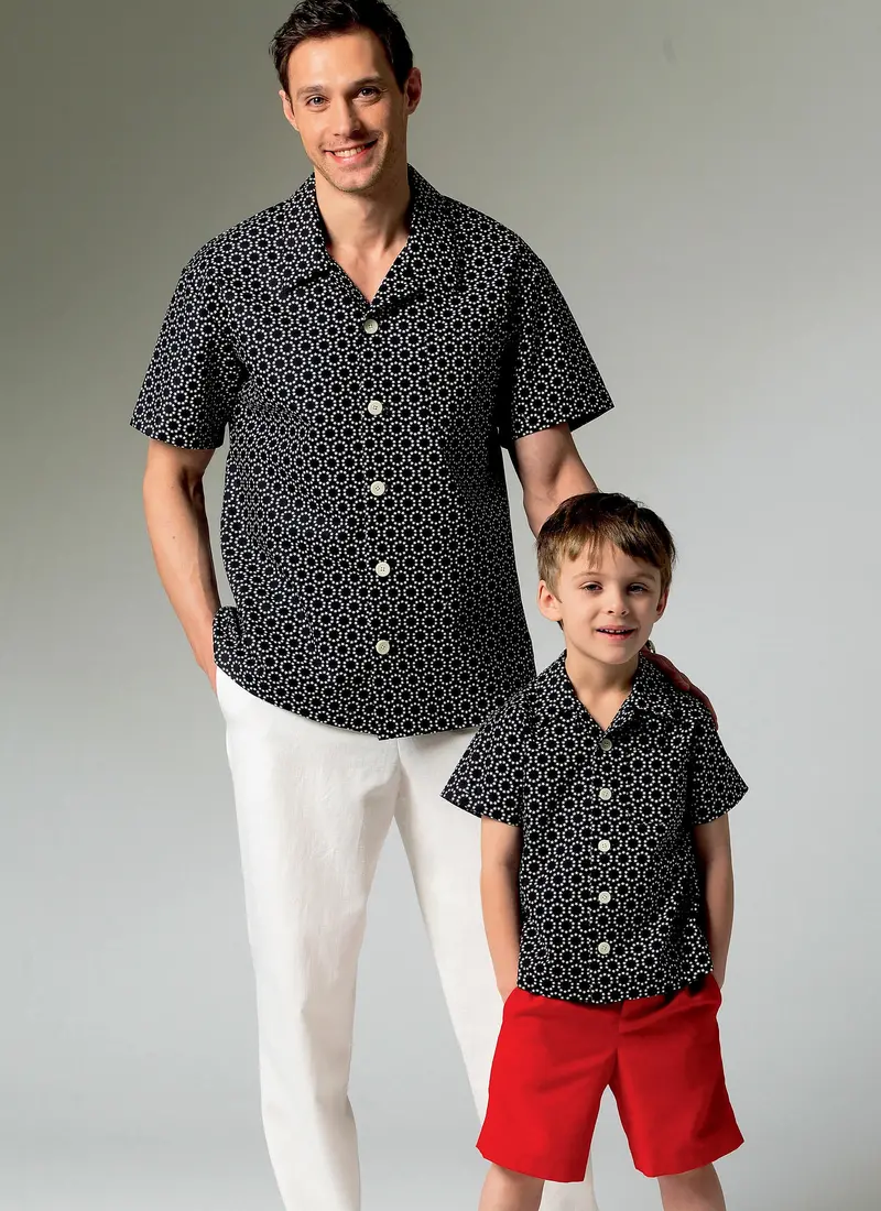 Mccalls Men/Child Shirt, Shorts & Pants M6972 1