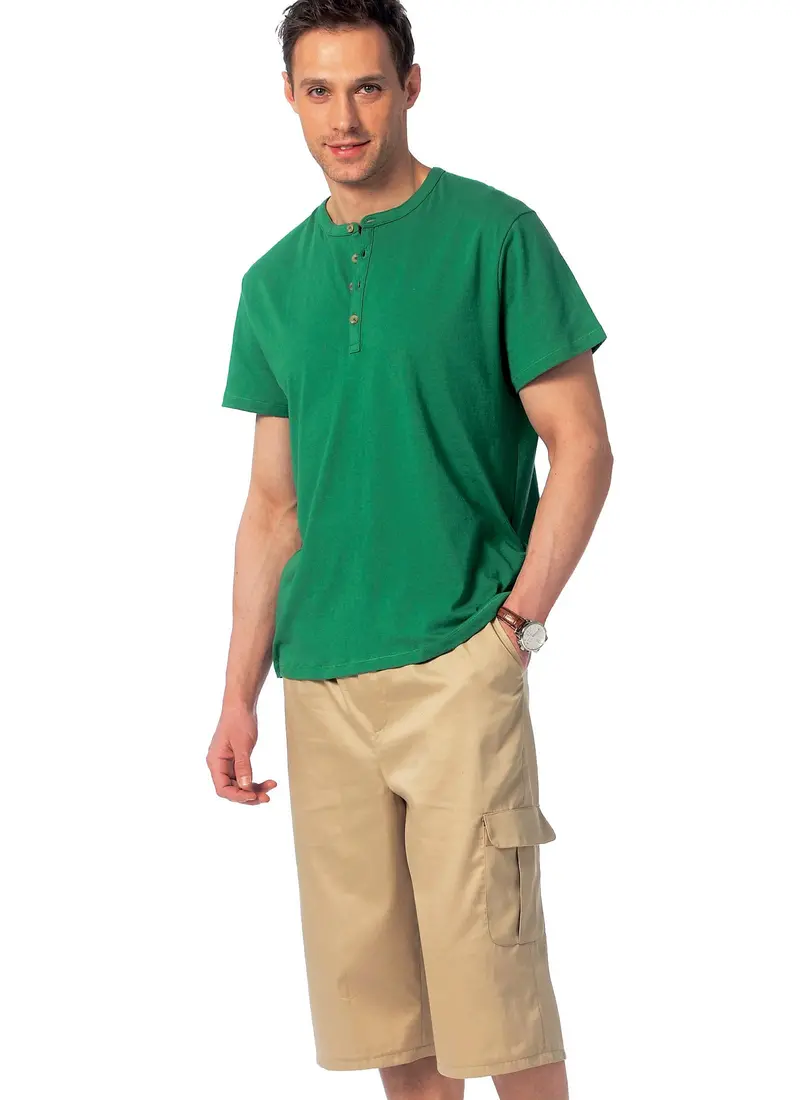 Mccalls Men's Tops, T-Shirts & Shorts M6973 1