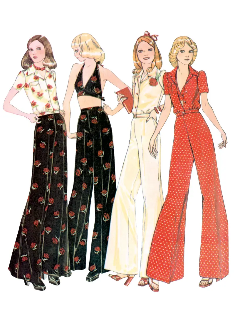 Mccall's Misses' Blouse, Halter And Trousers M8622 1