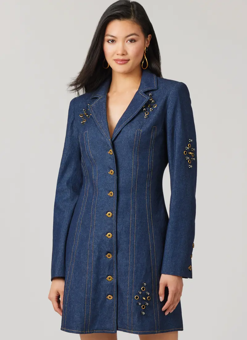 Mccall's Misses' Fitted Button Front Mini Dress M8601 1