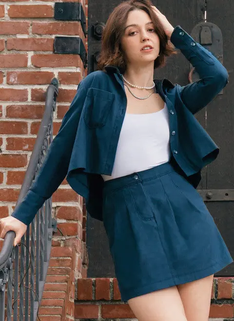 Mccalls Shirt & Mini Skirt M8410 1