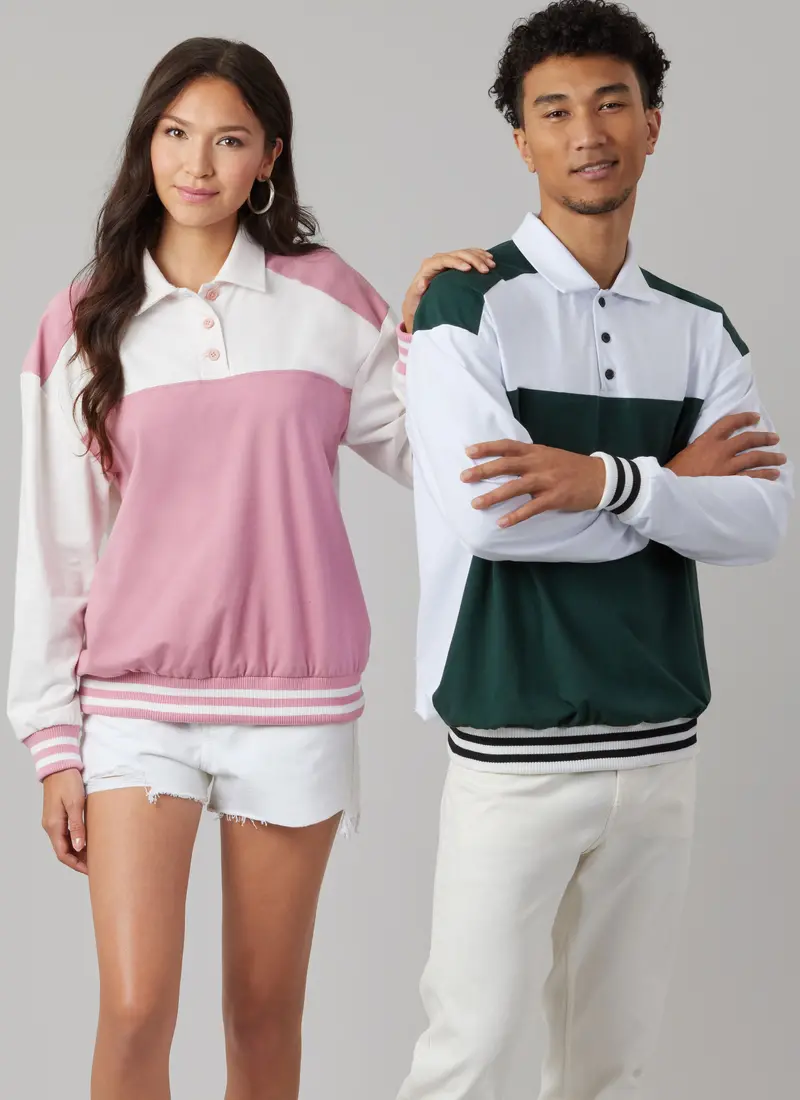 Mccall's Unisex Knit Pullover Tops M8564 1