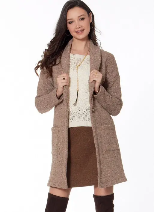 Mccalls Vest And Cardigans/Coatigans M7476 1