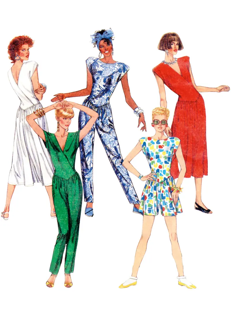 Mccalls Vintage Dress & Jumpsuit M8500 1