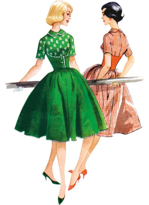 Mccalls Vintage Dress M8401 1