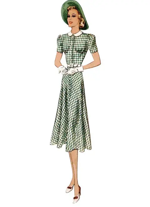 Mccalls Vintage Dresses And Belt M8338 1