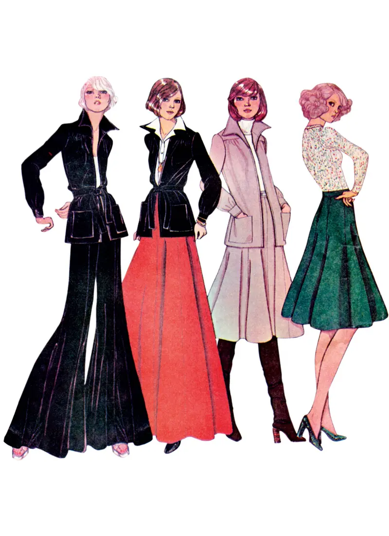 Mccalls Vintage Jacket, Skirt & Trousers M8542 1