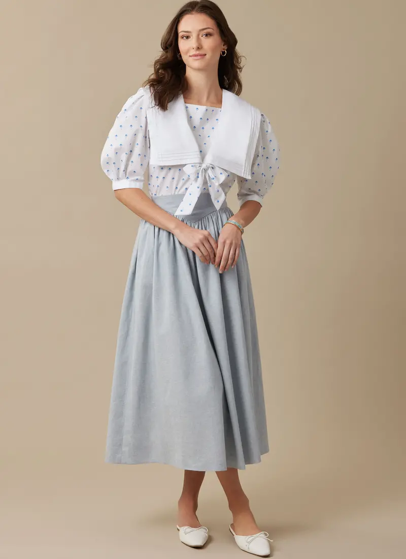 Mccalls Vintage Top & Skirt M8540 1