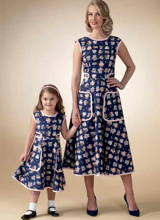 Mccalls Women/Child Vintage Dress M7354 1