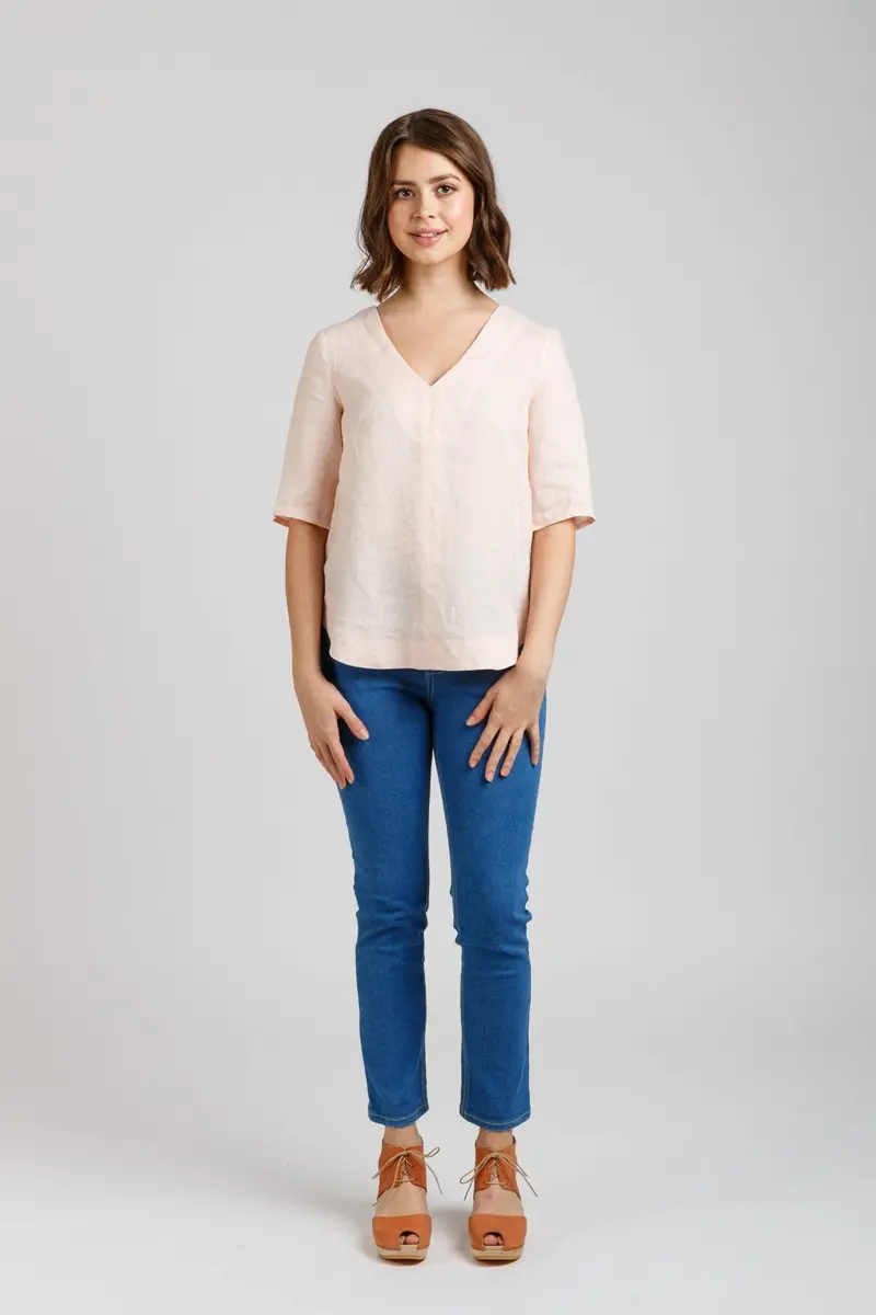 Megan Nielsen Dove Blouse 1
