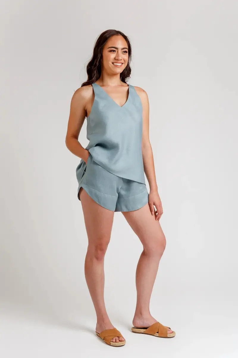 Megan Nielsen Reef Camisole And Shorts Set 1
