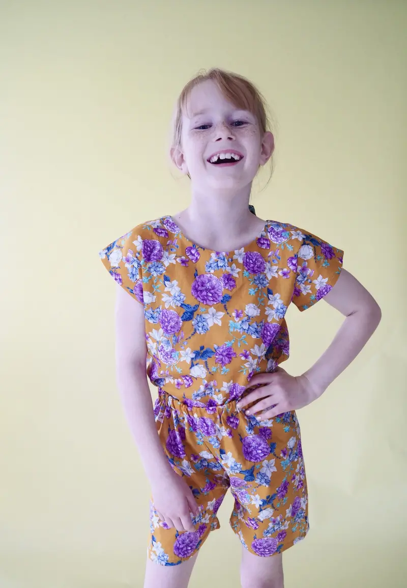 Melilot Baby/Child Mini Noobi Top And Shorts - Printed Copy Shop (+£5.00) 1