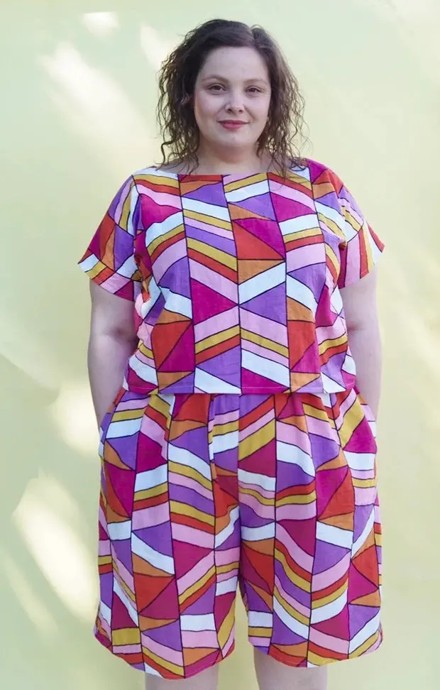 Melilot Noobi Top And Shorts - Printed Copy Shop (+£7.00) 1
