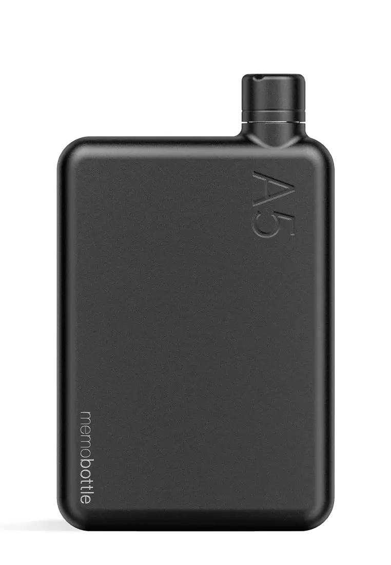 Memobottle A5 Stainless Steel Black 1080Ml 1