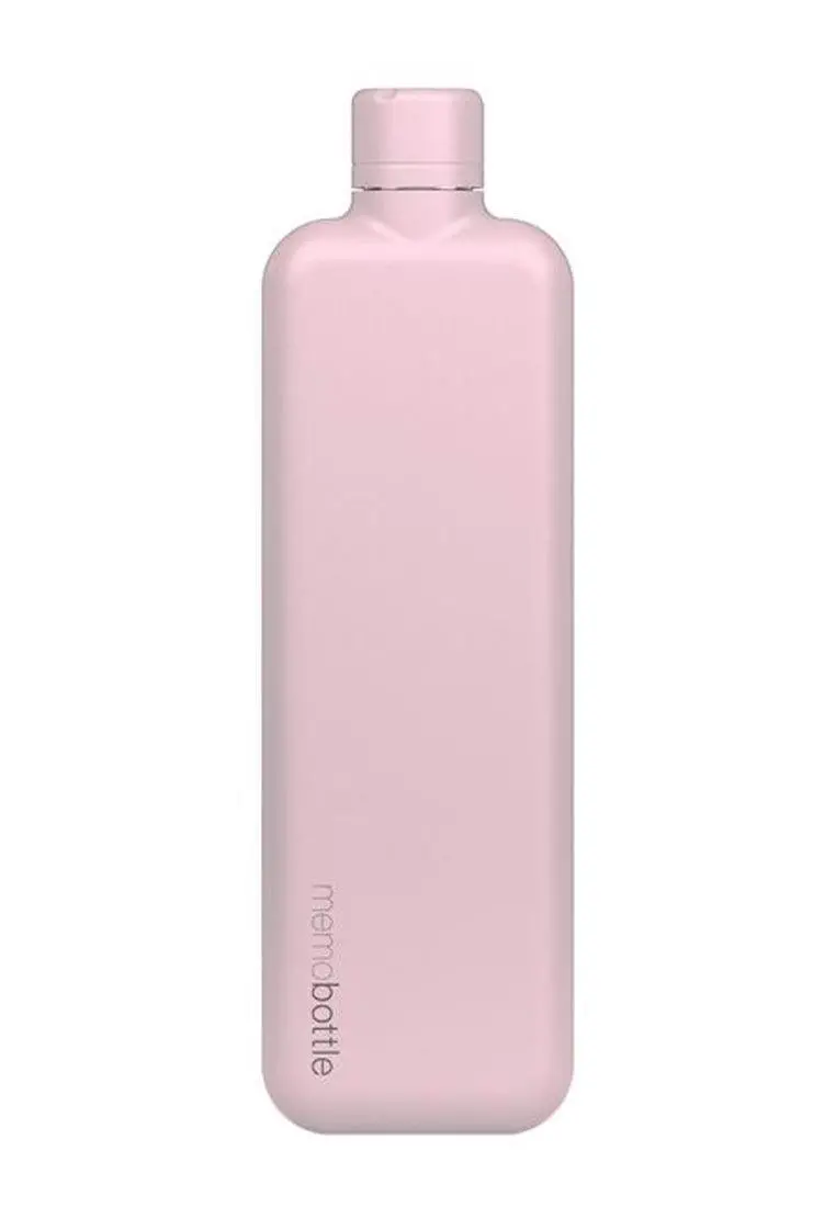 Memobottle Slim Stainless Steel Pink Salt 600Ml 1