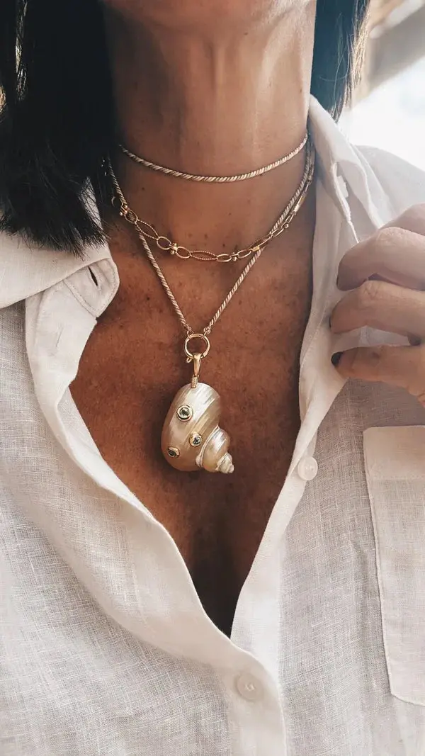 Menorca Shell  Pendant 1