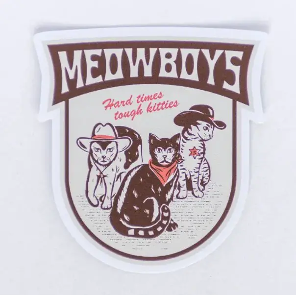 Meowboys Sticker 1