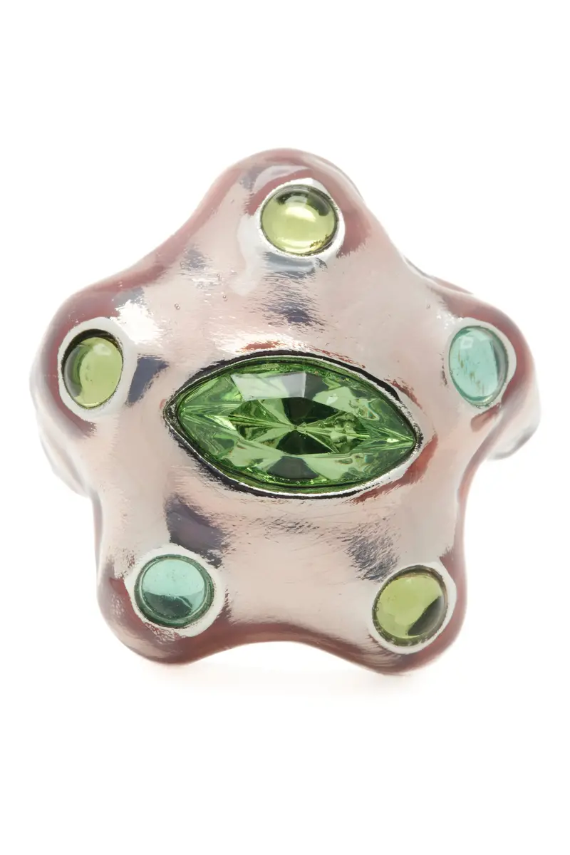 Metallic Pink Apple Demi Starlette Ring 1