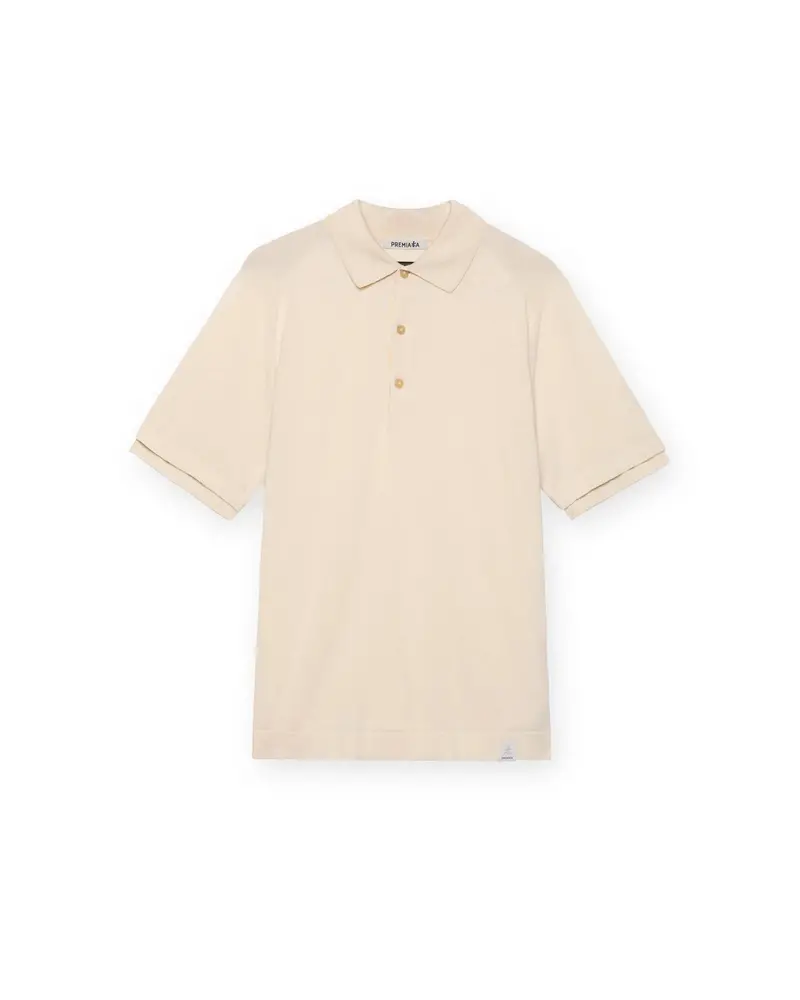 Milk Cotton Polo Shirt 1