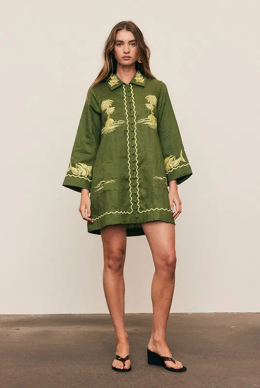 Mini Shirt Dress 1