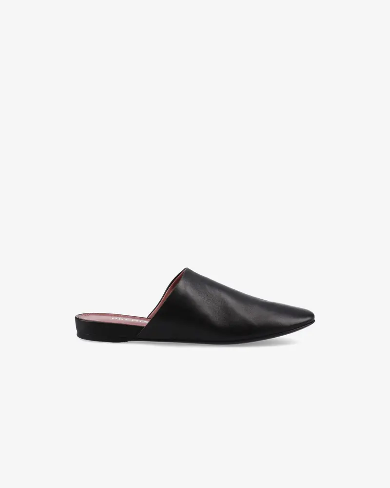 Minimal Clogs In Basic Nappa Leather M7010b 1