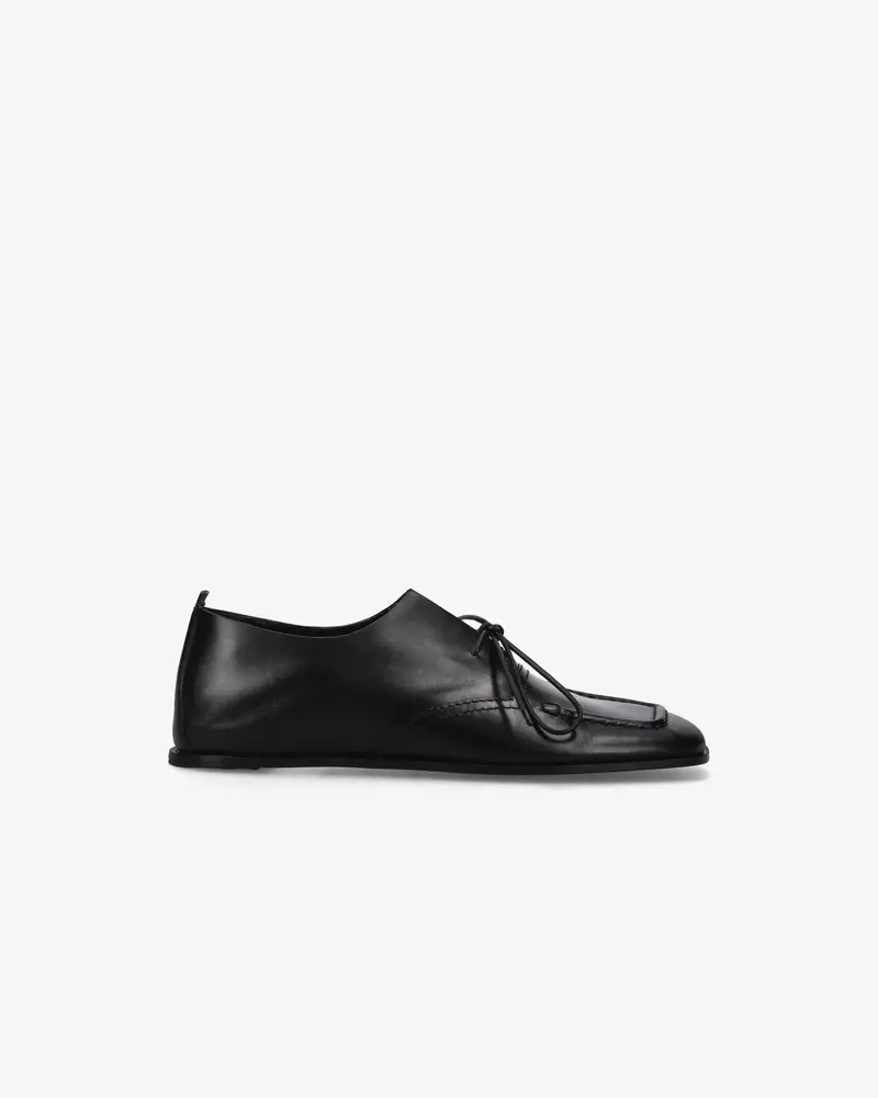 Minimalist Leather Loafer With Adjustable Heel 1