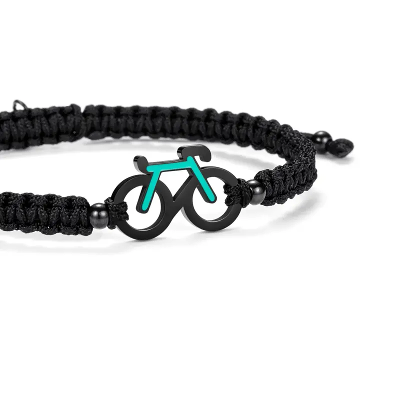 Mint Bike Braided Bracelet 1