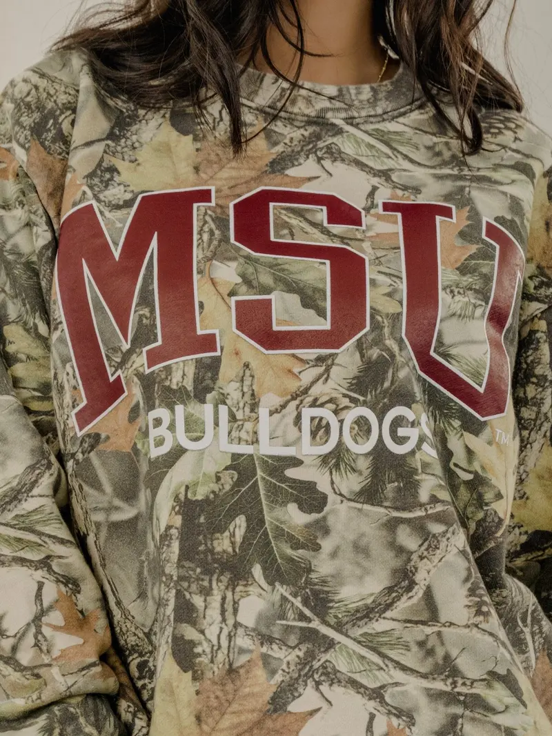 Mississippi State Bulldogs Filled Gault Camouflage Sweatshirt 1