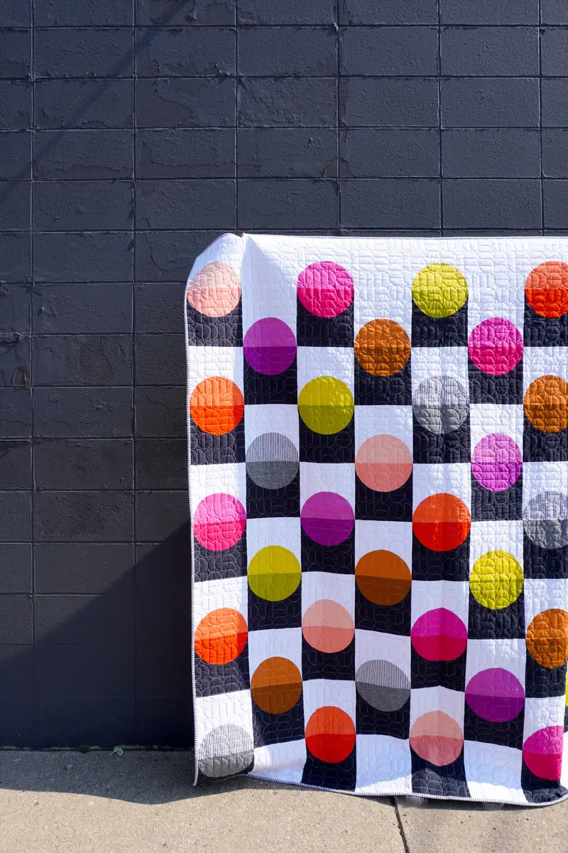 Modern Handcraft Checkers Quilt 1