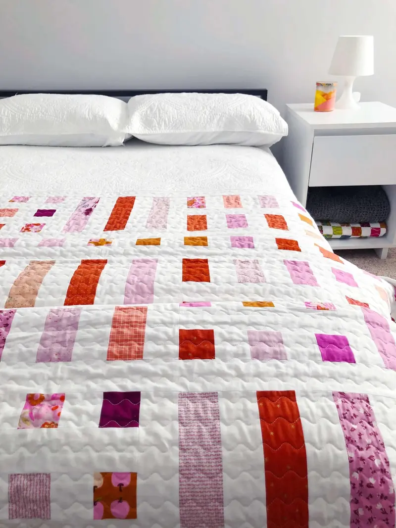 Modern Handcraft Dot And Dash Quilt 1