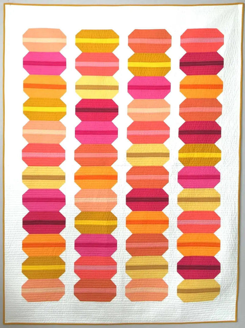 Modern Handcraft French Macaron Quilt 1