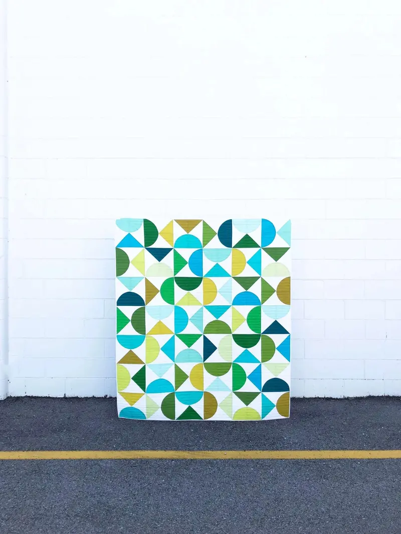 Modern Handcraft Pivot Quilt 1
