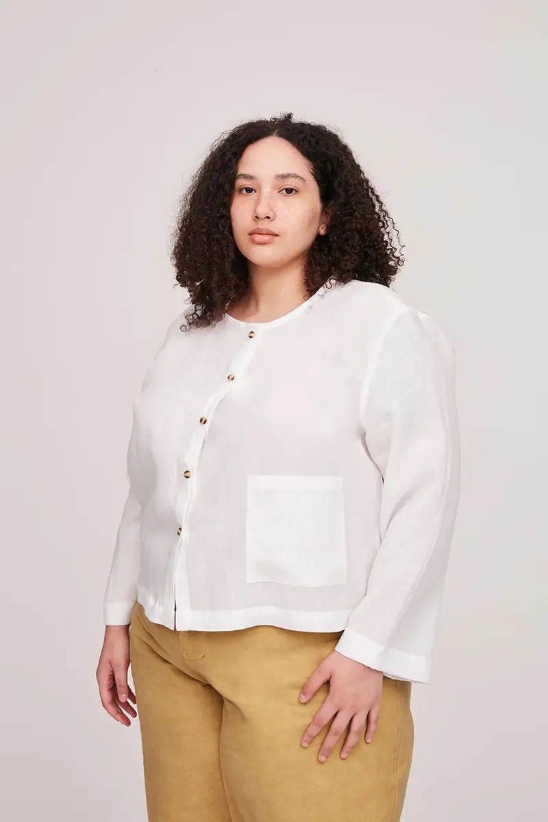 Modern Sewing Co. Frida Shirt - Printed Copy Shop (+£7.00) 1