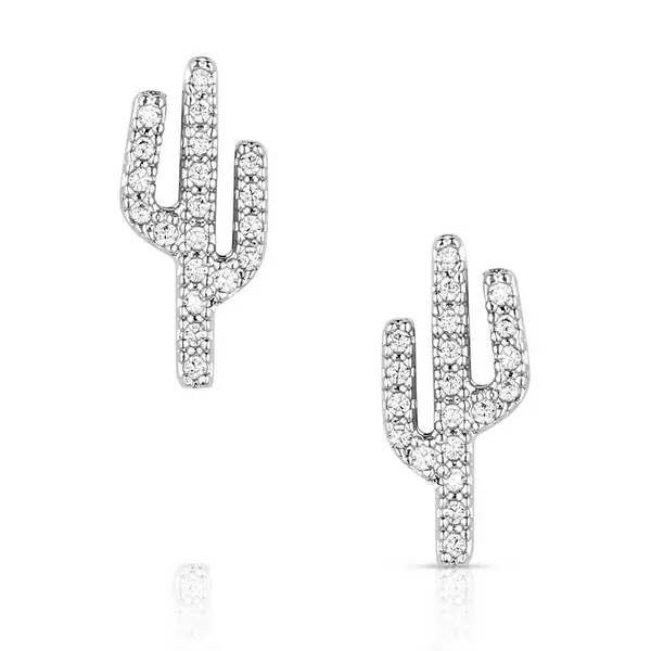 Montana Silversmiths Sparkling Saguaro Earrings 1