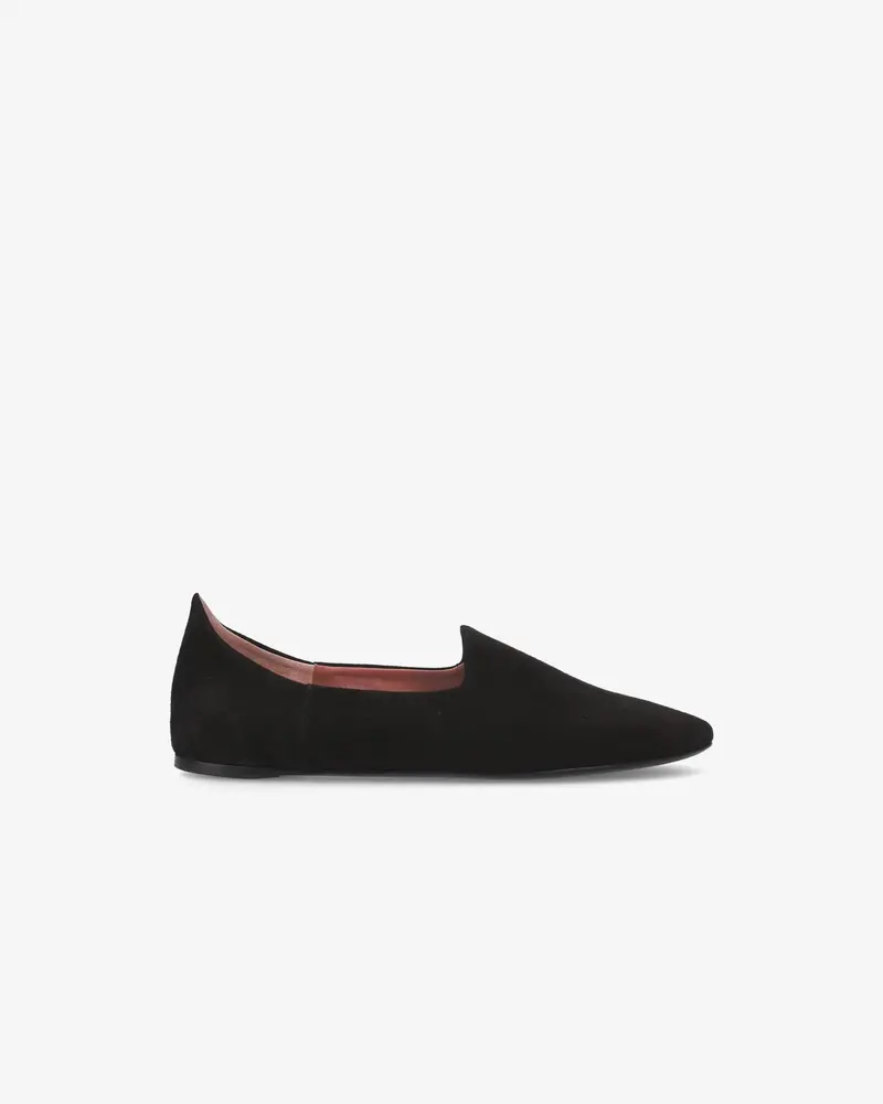 Moroccan Basic In Black Suede M7007b 1