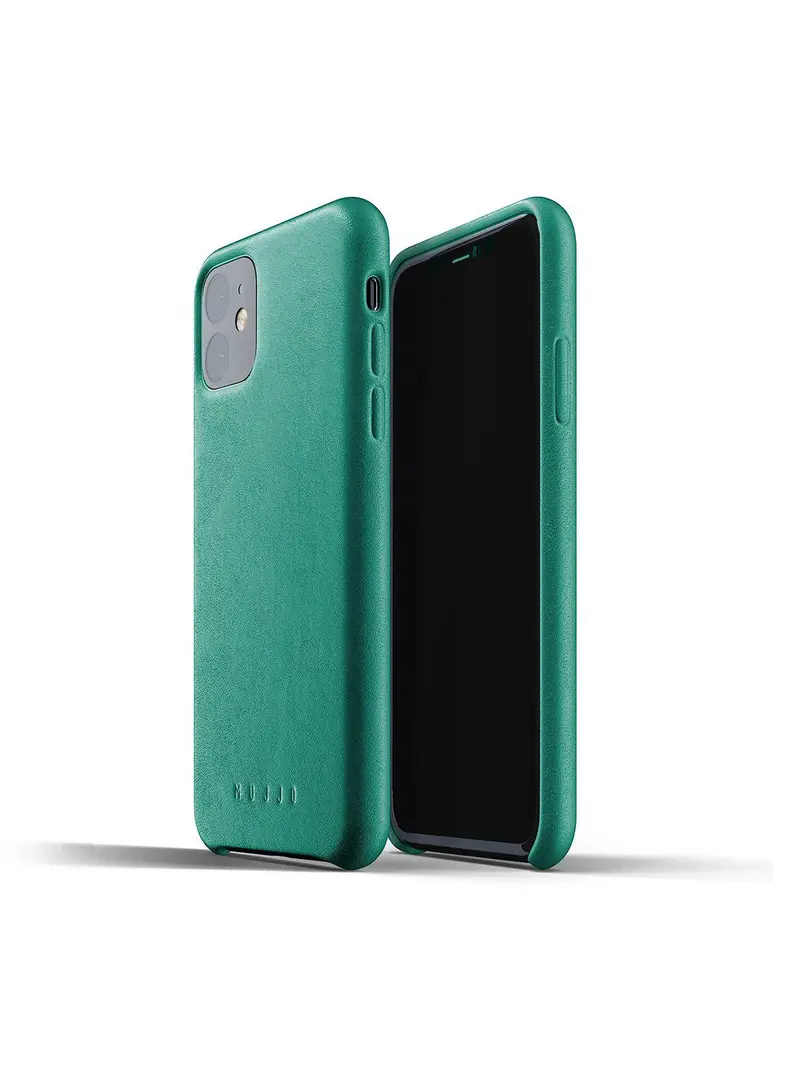 Mujjo Full Leather Case For Iphone 11 Alpine Green 1