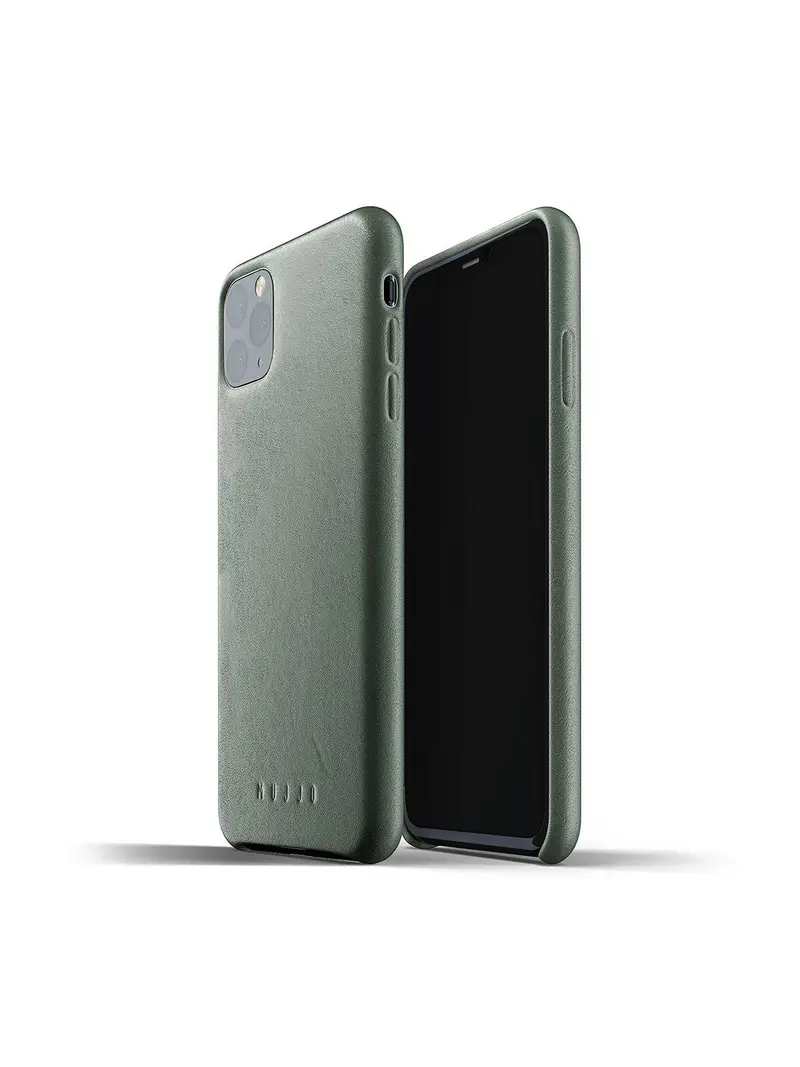 Mujjo Full Leather Case For Iphone 11 Pro Max Slate Green 1