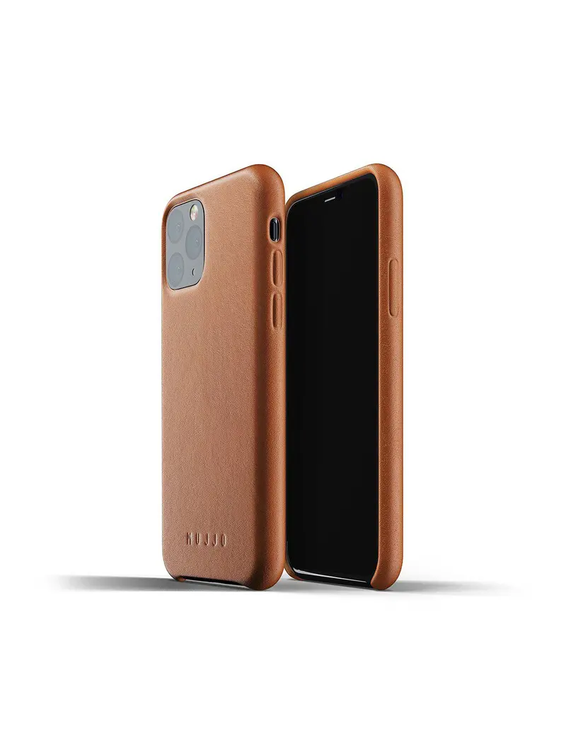 Mujjo Full Leather Case For Iphone 11 Pro Tan 1