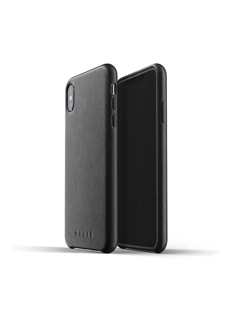 Mujjo Full Leather Case For Iphone Xs Max Black 1