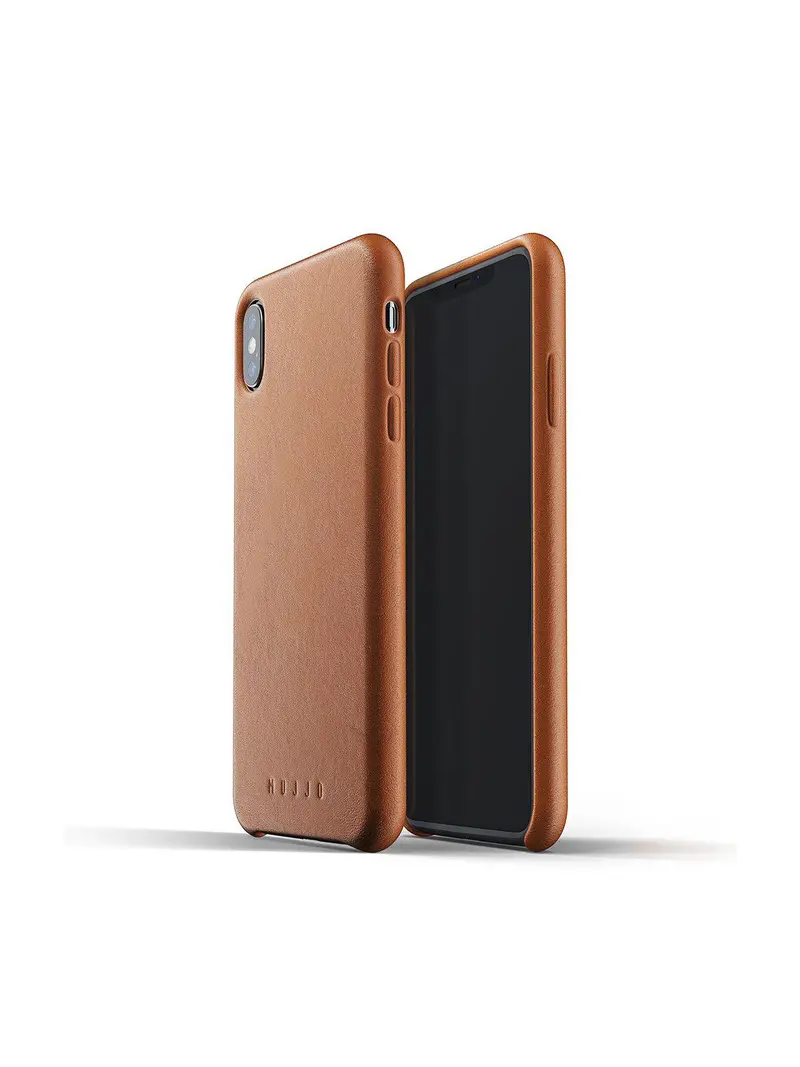 Mujjo Full Leather Case For Iphone Xs Max Tan 1
