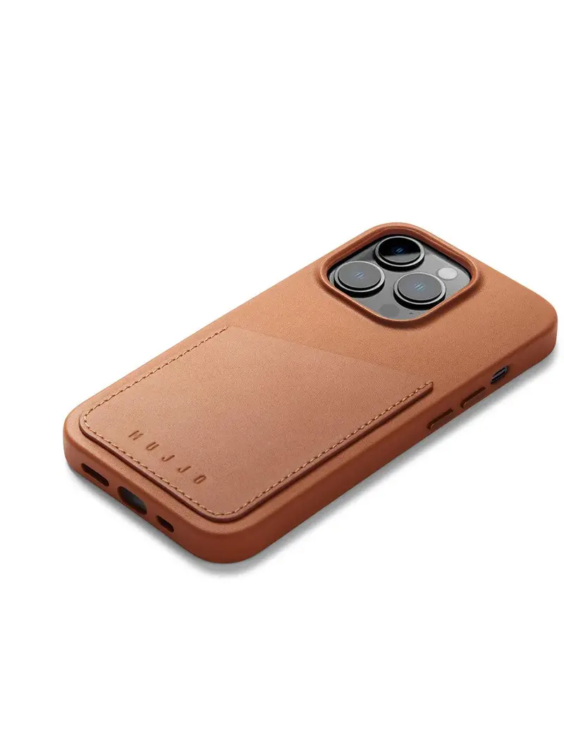 Mujjo Full Leather Wallet Case For Iphone 14 Pro 1