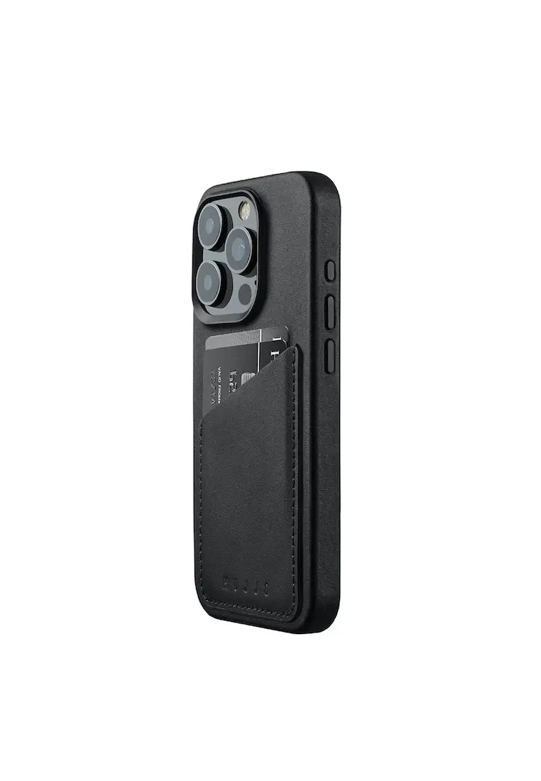 Mujjo Full Leather Wallet Case For Iphone 15 Pro 1