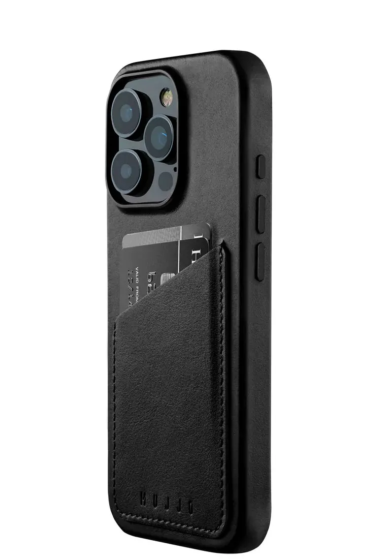 Mujjo Full Leather Wallet Case For Iphone 16 Pro 1