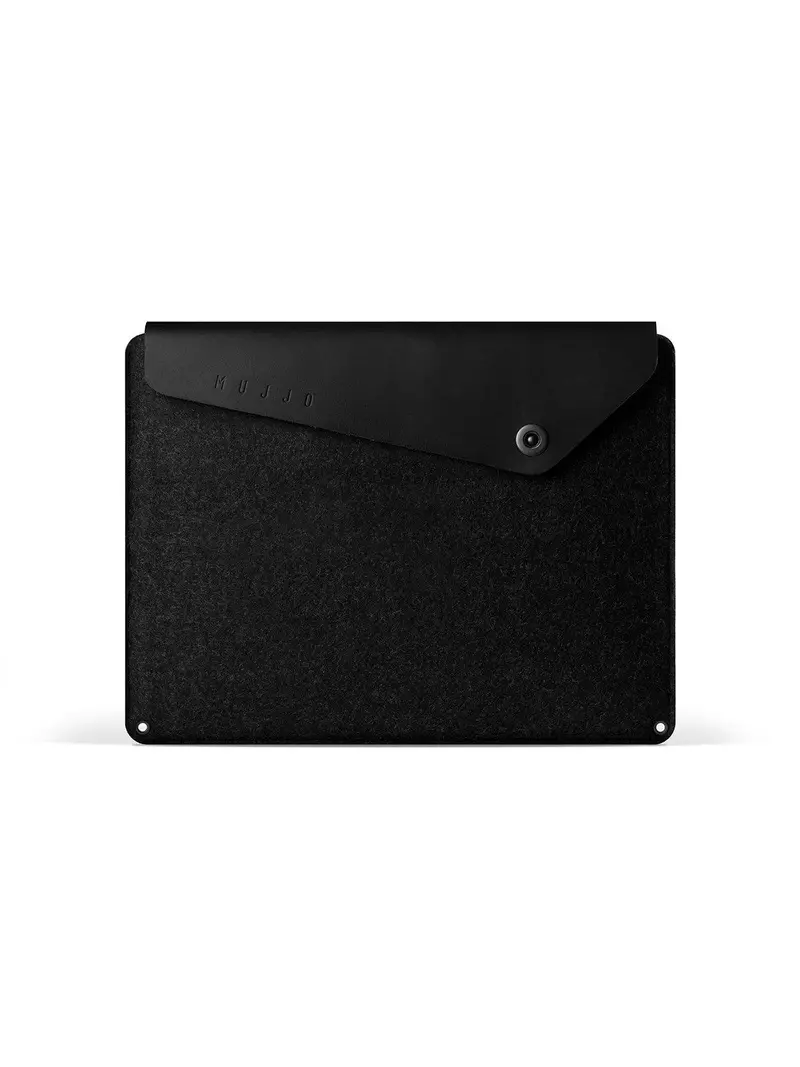 Mujjo Laptop Sleeve For Macbook 13 Inch Pro & Air Black 1