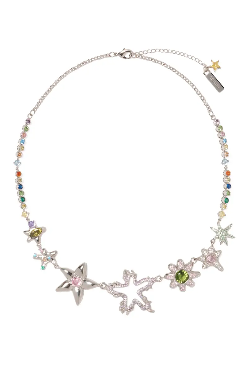 Multi Star Flame Constellation Necklace 1
