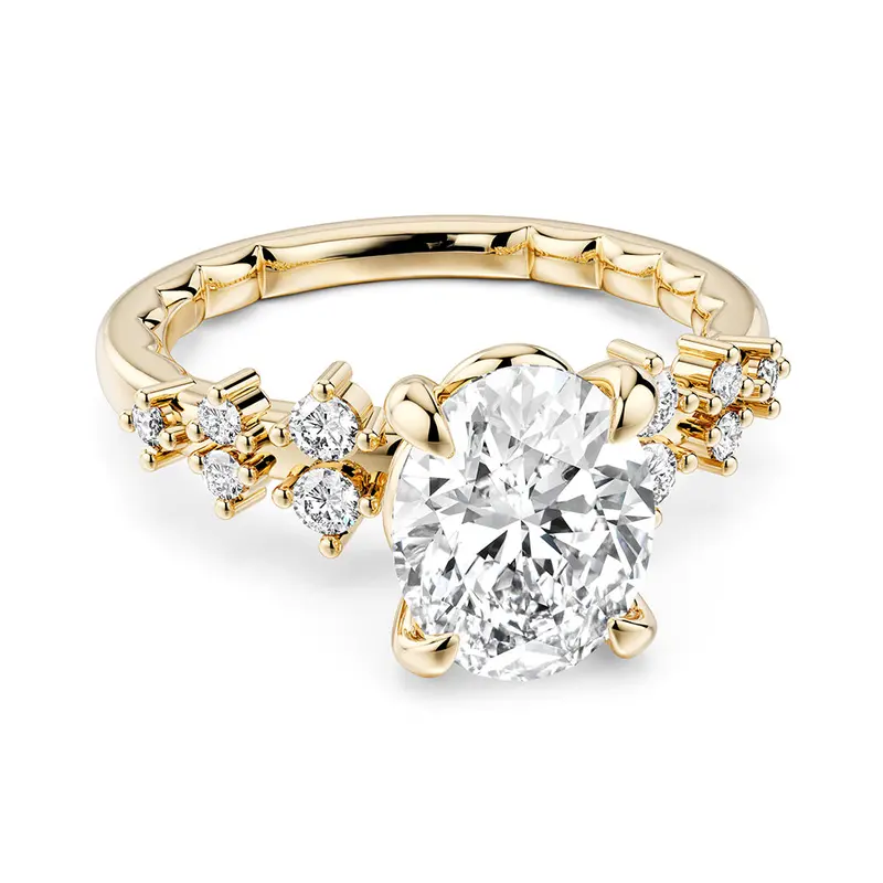 My Caroline Steplight Round Engagement Ring Mounting 1