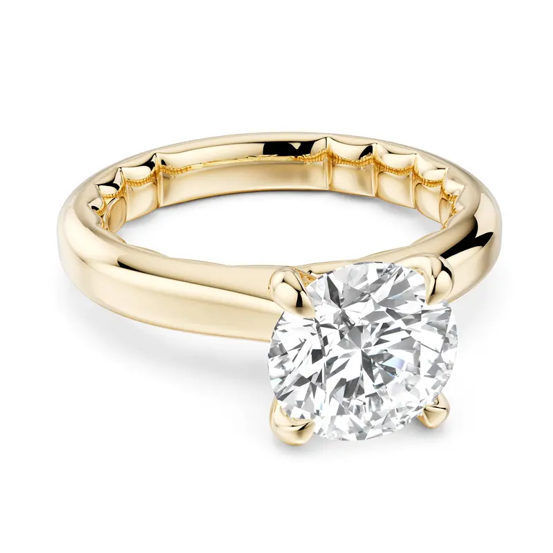 My Caroline Timeless Round Solitaire Mounting 1