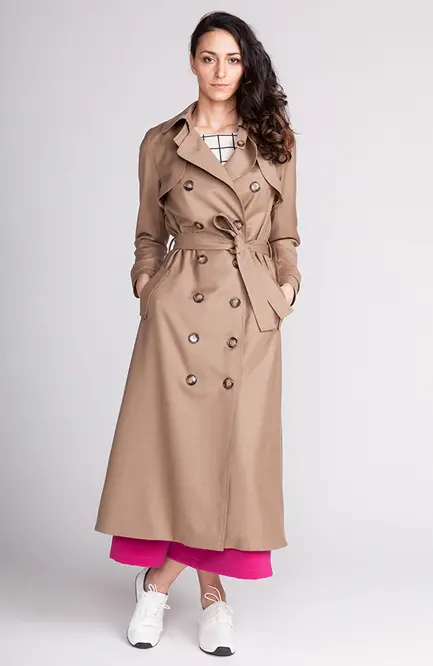 Named Isla Trench Coat - Printed Copy Shop (+£10.00) 1