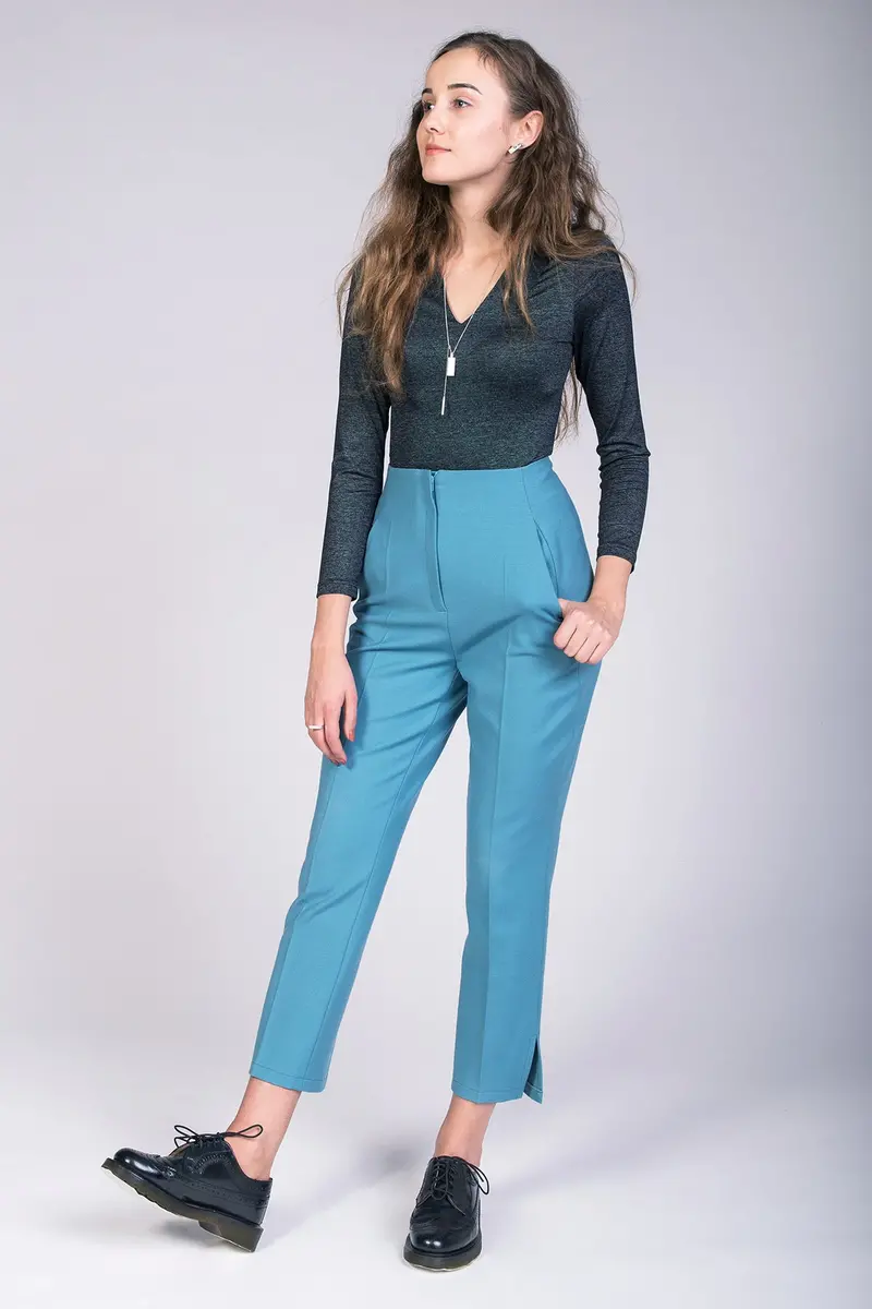 Named Tyyni Cigarette Trousers - Printed Copy Shop (+£7.00) 1