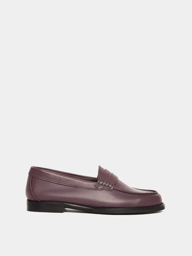 Napoli Plum Loafer 1